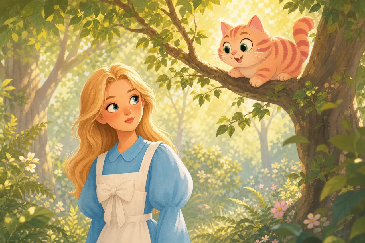 A grin without a cat