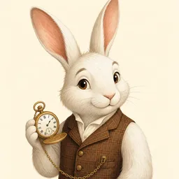 Portrait of White Rabbit