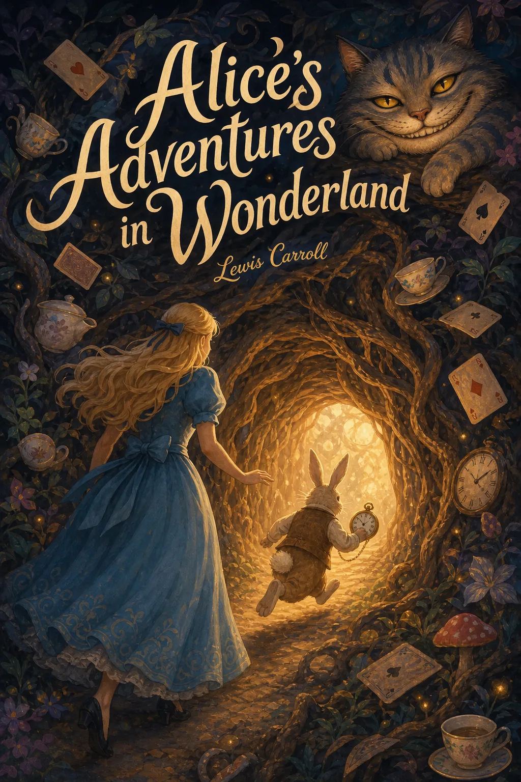 Cover of Alice's Adventures in Wonderland, comic edition