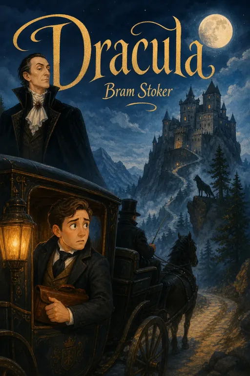 Cover of Dracula, comic edition