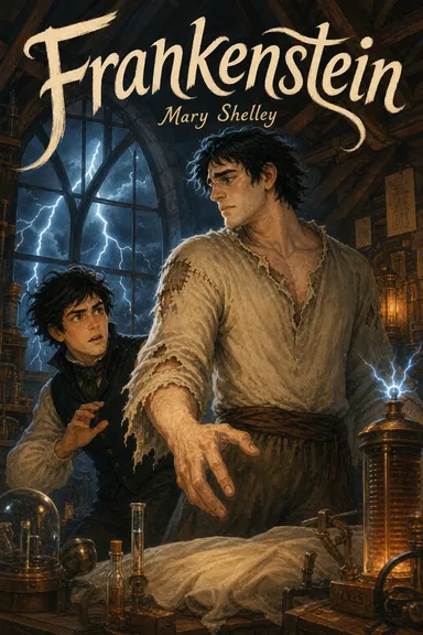 Cover of Frankenstein, comic edition