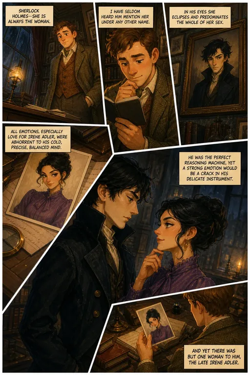Page 1 of the Sherlock Holmes comic edition