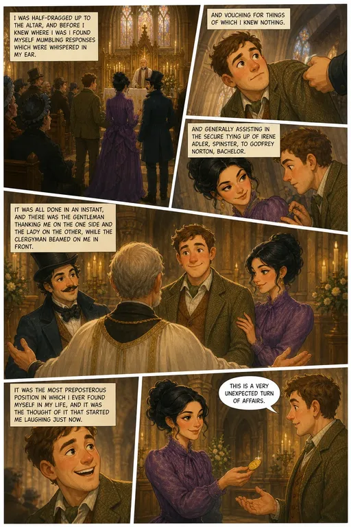 Page 20 of the Sherlock Holmes comic edition
